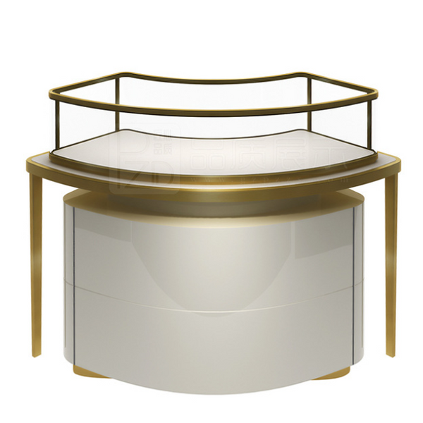 custom-made stainless steel jewelry display cabinets