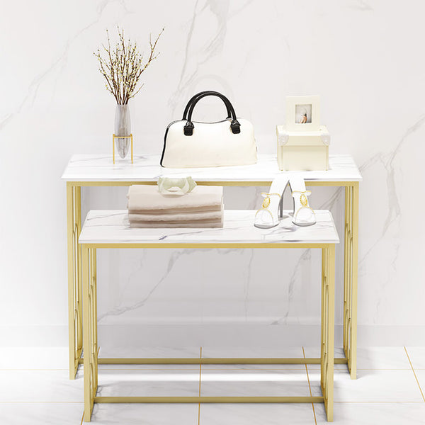 metal gold shoes display rack handbag display table