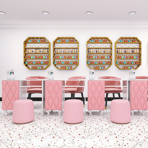 Modern Nail Salon Furniture Nail Desk Manicure Table and Chair Set