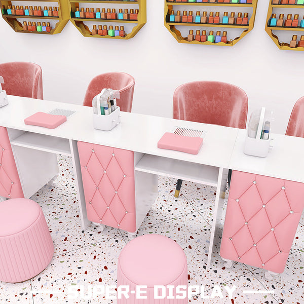 Modern Nail Salon Furniture Nail Desk Manicure Table and Chair Set
