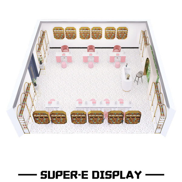 Modern Nail Salon Furniture Nail Desk Manicure Table and Chair Set