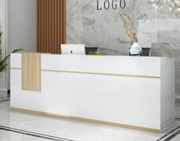 Custom Modern Boutique Shop Office Reception Desk Front Counter Desk