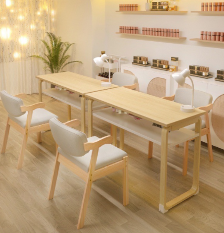 Modern Nail Salon Furniture Nail Desk Manicure Table and Chair Set