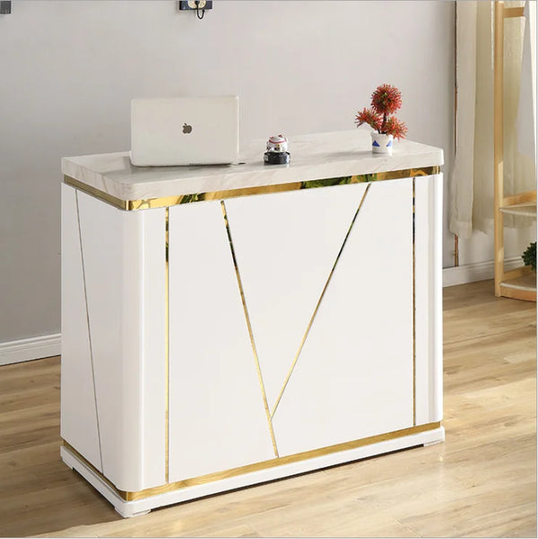 Modern Design Office Furniture Reception Desk Spa Beauty Salon Front Counter Desk