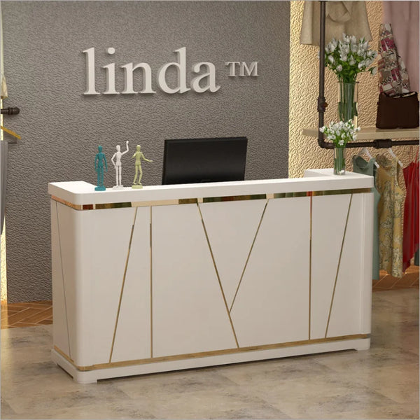 Modern Design Office Furniture Reception Desk Spa Beauty Salon Front Counter Desk