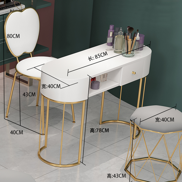 Modern Nail Salon Furniture Nail Desk Manicure Table and Chair Set