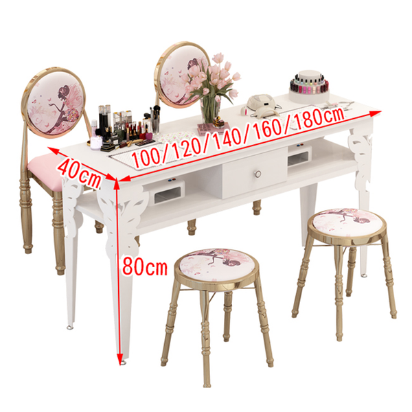 Modern Nail Salon Furniture Nail Desk Manicure Table and Chair Set