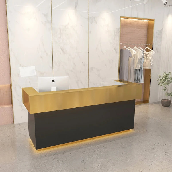 Modern Design Beauty Salon Office Furniture Front Counter Reception Desk