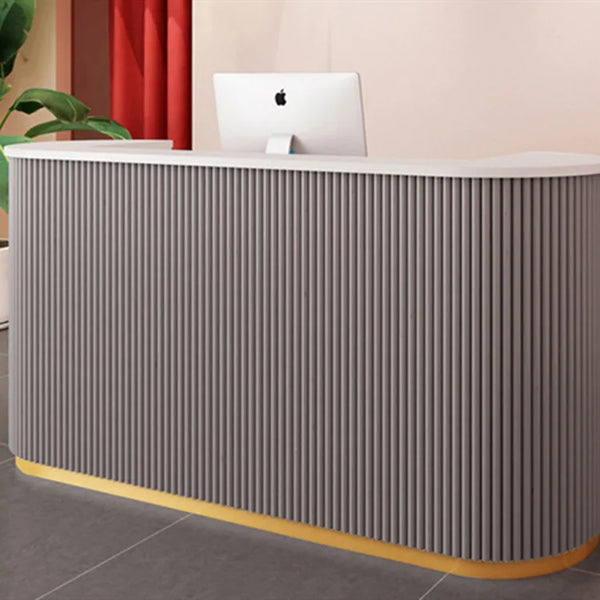 Custom Modern Office Reception Front Desk Small Beauty Salon Cashier Counter