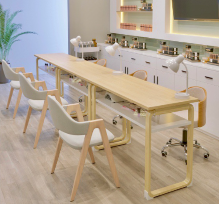 Modern Nail Salon Furniture Nail Desk Manicure Table and Chair Set