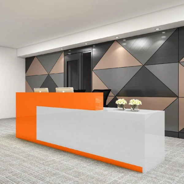 OEM Modern Retail Store Front Desk Checkout Counter Hotel Reception Desk for Sale