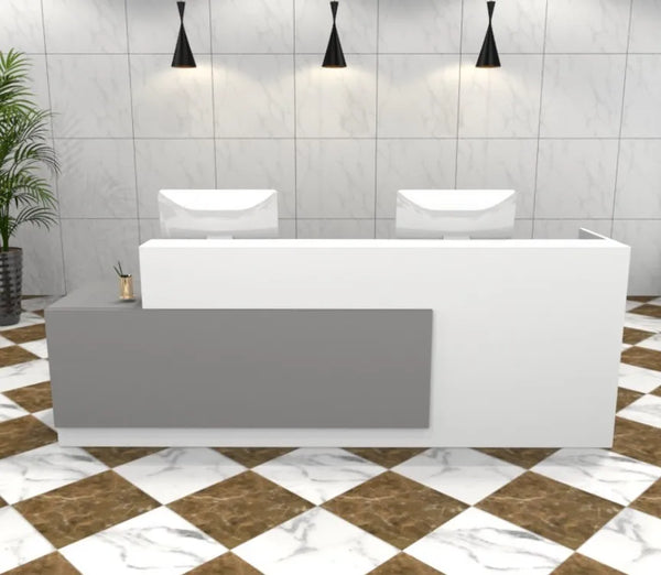 OEM Modern Retail Store Front Desk Checkout Counter Hotel Reception Desk for Sale