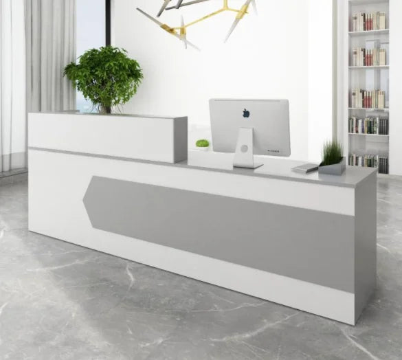 Modern Custom Hotel Reception Counter Front Desk Office Salon Reception Desk