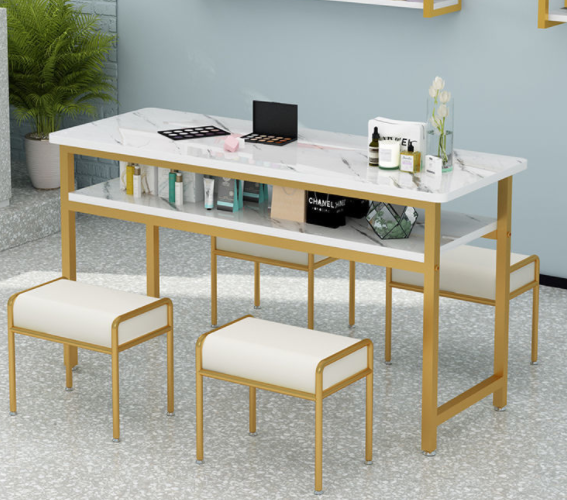 Modern Nail Salon Furniture Nail Desk Manicure Table and Chair Set