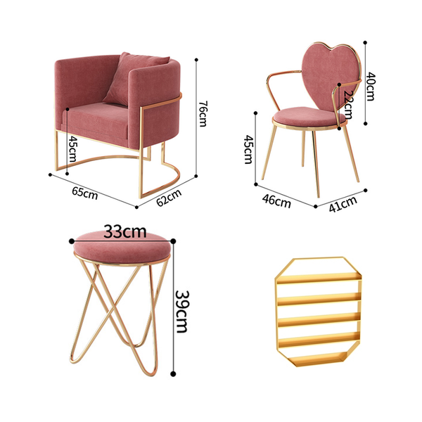 Modern Nail Salon Furniture Nail Desk Manicure Table and Chair Set