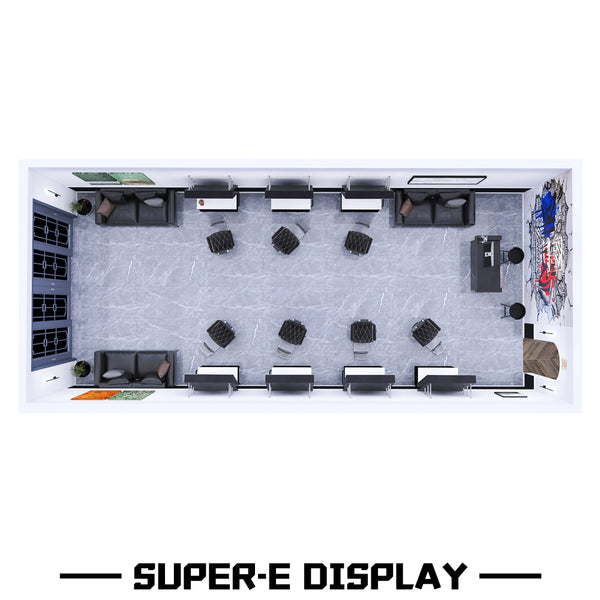 Metal Leather Hair Salon Barber Chair