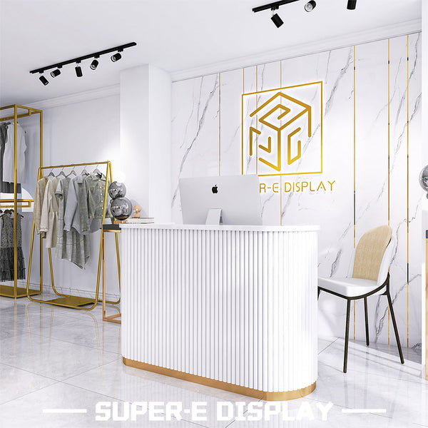 Simple & Modern Spa Reception Desk Counter for Fashion Stores Beauty Salon Shop