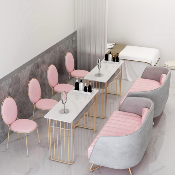 Modern Nail Salon Furniture Nail Desk Manicure Table and Chair Set