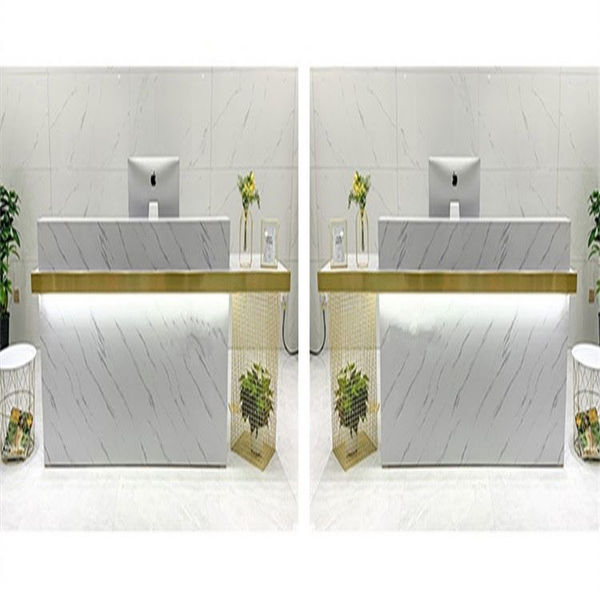 Modern Design Office Furniture Reception Counter Clothing Store Front Checkout Counter
