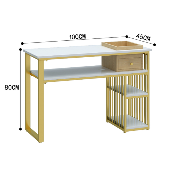 Modern Nail Salon Furniture Nail Desk Manicure Table and Chair Set