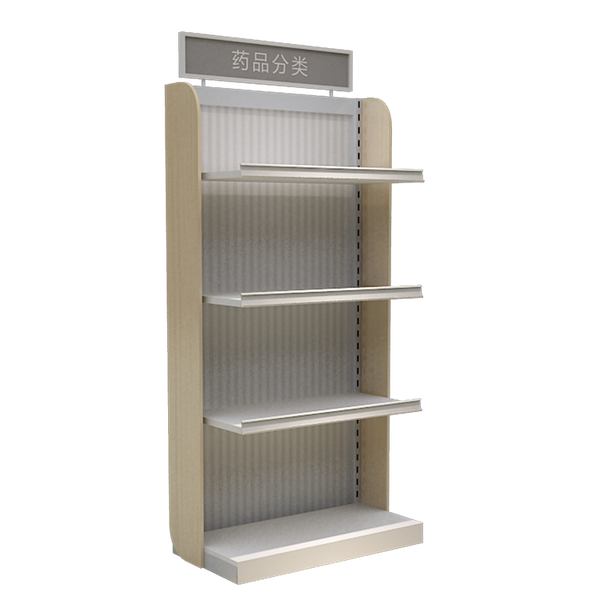 Pharmacy Store Medicine Display Stands Metal Display Racks